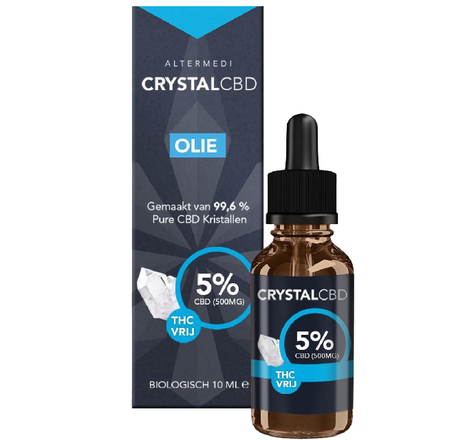 CrystalCBD - CBD olie 5% - 0% THC gehalte